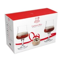 Peugeot COFFRET EXPERIENCE BIERE 2 Verres à Bière De Dégustation Epi + Décapsuleur Bois SC -Maison Cuisine Série coffret experience biere 2 verres a biere de degustation epi decapsuleur bois sc 2