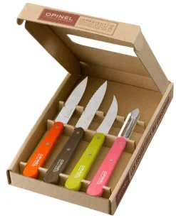 Coffret Les Essentiels FIFTIES - Office, Universel, économe, Bec Oiseau - OPINEL