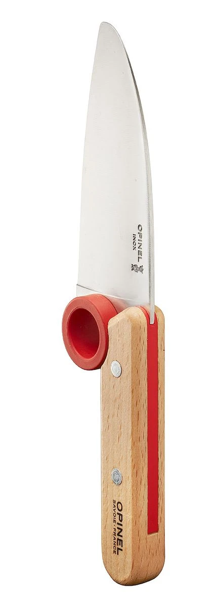 Coffret Petit Chef Pour Enfant - Eplucheur + Couteau Chef + Protège-doigts - OPINEL ROUGE 2 Coffret Petit Chef Pour Enfant - Eplucheur + Couteau Chef + Protège-doigts - OPINEL ROUGE – Image 2