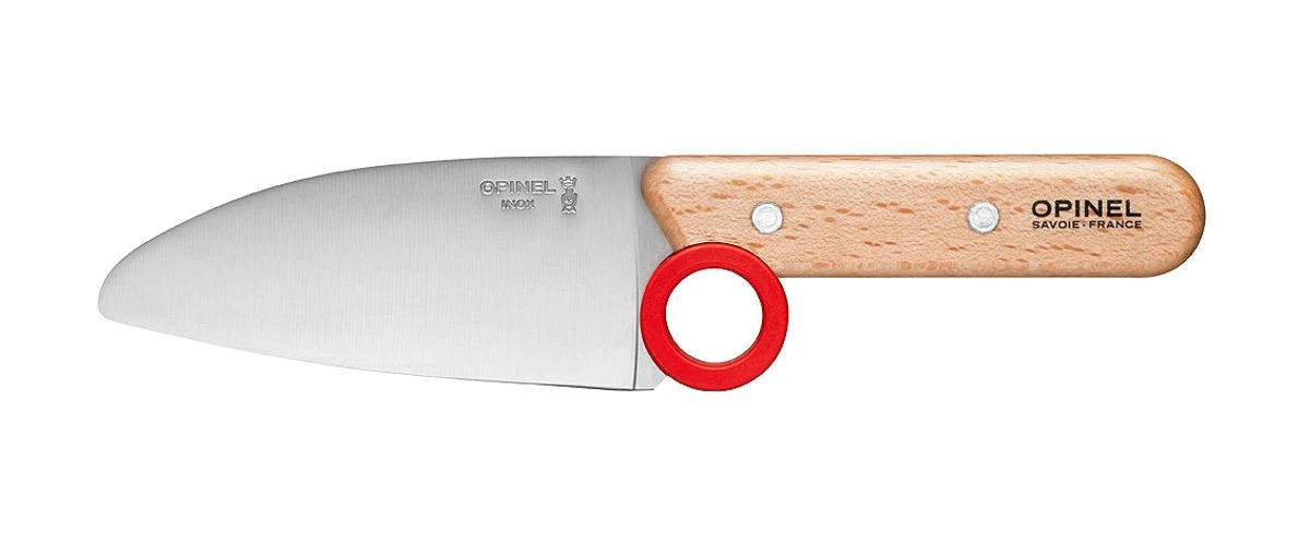 Coffret Petit Chef Pour Enfant - Eplucheur + Couteau Chef + Protège-doigts - OPINEL ROUGE 3 Coffret Petit Chef Pour Enfant - Eplucheur + Couteau Chef + Protège-doigts - OPINEL ROUGE – Image 3