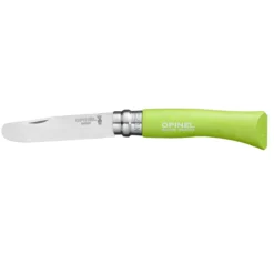 Couteau Fermant N°7 Bout Rond Spécial Enfant OPINEL Vert Pomme
