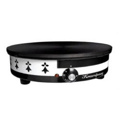 Crépière électrique Plaque Fonte D40 3000W - Billig - GWEN HA DU - Série Limitée KRAMPOUZ -Maison Cuisine Série crepiere electrique plaque fonte d40 3000w billig gwen ha du serie limitee krampouz 2