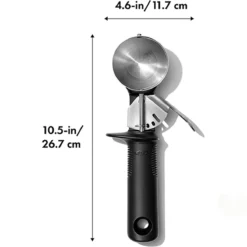 Cuillère à Glace à Gâchette Mécanique Inox OXO -Maison Cuisine Série cuillere a glace a gachette mecanique inox oxo 3