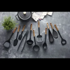 Cuillère à Riz En Silicone Et Acacia STAUB -Maison Cuisine Série cuillere a riz en silicone et acacia staub 3