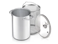 Cuit Asperges Inox + Couvercle Verre BEKA D16