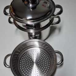 Cuit Vapeur 2 Paniers Inox ARTAME -Maison Cuisine Série cuit vapeur 2 paniers inox artame 2