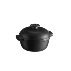 Delight Petite Cocotte Ronde Céramique Induction Emile HENRY Noir D20