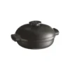 Delight Sauteuse Ronde Céramique Induction Emile HENRY Noir D24