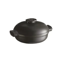 Delight Sauteuse Ronde Céramique Induction Emile HENRY Noir D24
