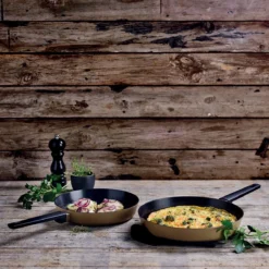 DISCOVERY Poêle Fonte D'aluminium Revêtement Céramique Anti-adhérent Kitchen Fun BEKA -Maison Cuisine Série discovery poele fonte d aluminium revetement ceramique anti adherent kitchen fun beka 2