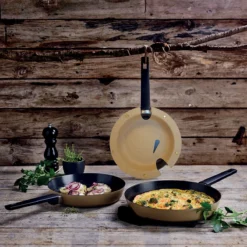 DISCOVERY Poêle Fonte D'aluminium Revêtement Céramique Anti-adhérent Kitchen Fun BEKA