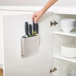 DoorStore Knives Set De 4 Couteaux Elevate Et Leur Boitier Rangement Placard Joseph Joseph SC