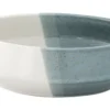 EASY LIFE DOUBLE Assiette Creuse Calotte En Porcelaine Easylife Bleu/Vert Et Blanc D16,5