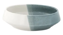 EASY LIFE DOUBLE Assiette Creuse Calotte En Porcelaine Easylife Bleu/Vert Et Blanc D16,5