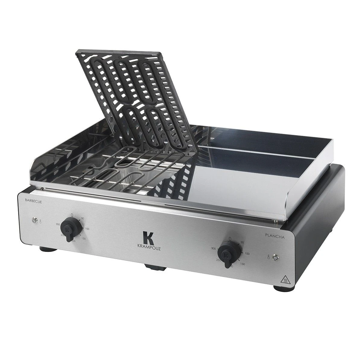 DUO K Plancha Grill Electrique Inox 64 X 43 3500W KRAMPOUZ 4 DUO K Plancha Grill Electrique Inox 64 X 43 3500W KRAMPOUZ – Image 4