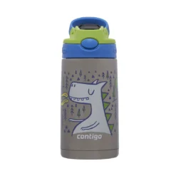 EASY CLEAN Gourde à Eau Isotherme Pour Enfant Autospout CONTIGO 380 Ml Dragon -Maison Cuisine Série easy clean gourde a eau isotherme pour enfant autospout contigo 380 ml dragon 8