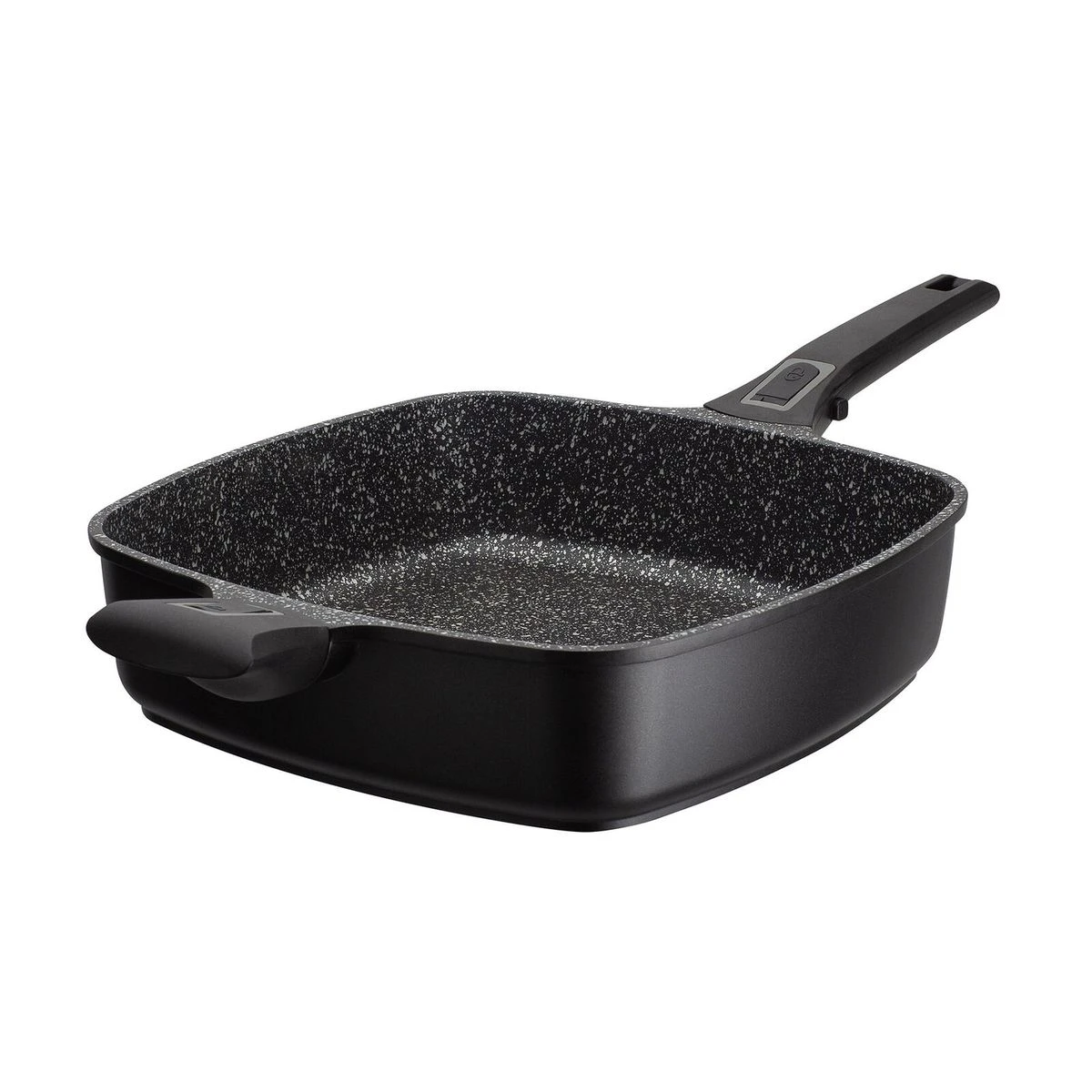 EASY CLICK Quadura Poêle Carrée Sauteuse Fonte Aluminium Aspect Pierre Manche Amovible Induction GSW 24 Cm 1 EASY CLICK Quadura Poêle Carrée Sauteuse Fonte Aluminium Aspect Pierre Manche Amovible Induction GSW 24 Cm