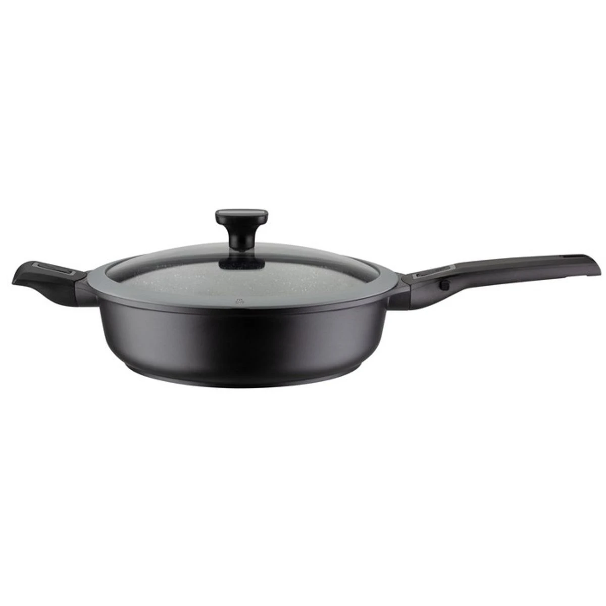 EASY CLICK Sauteuse Fonte Aluminium Aspect Pierre Manche Amovible Induction D28 2 EASY CLICK Sauteuse Fonte Aluminium Aspect Pierre Manche Amovible Induction D28 – Image 2