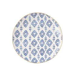 EASY LIFE ELEGANCE BLEU Assiette à Desserts Porcelaine Easylife D20