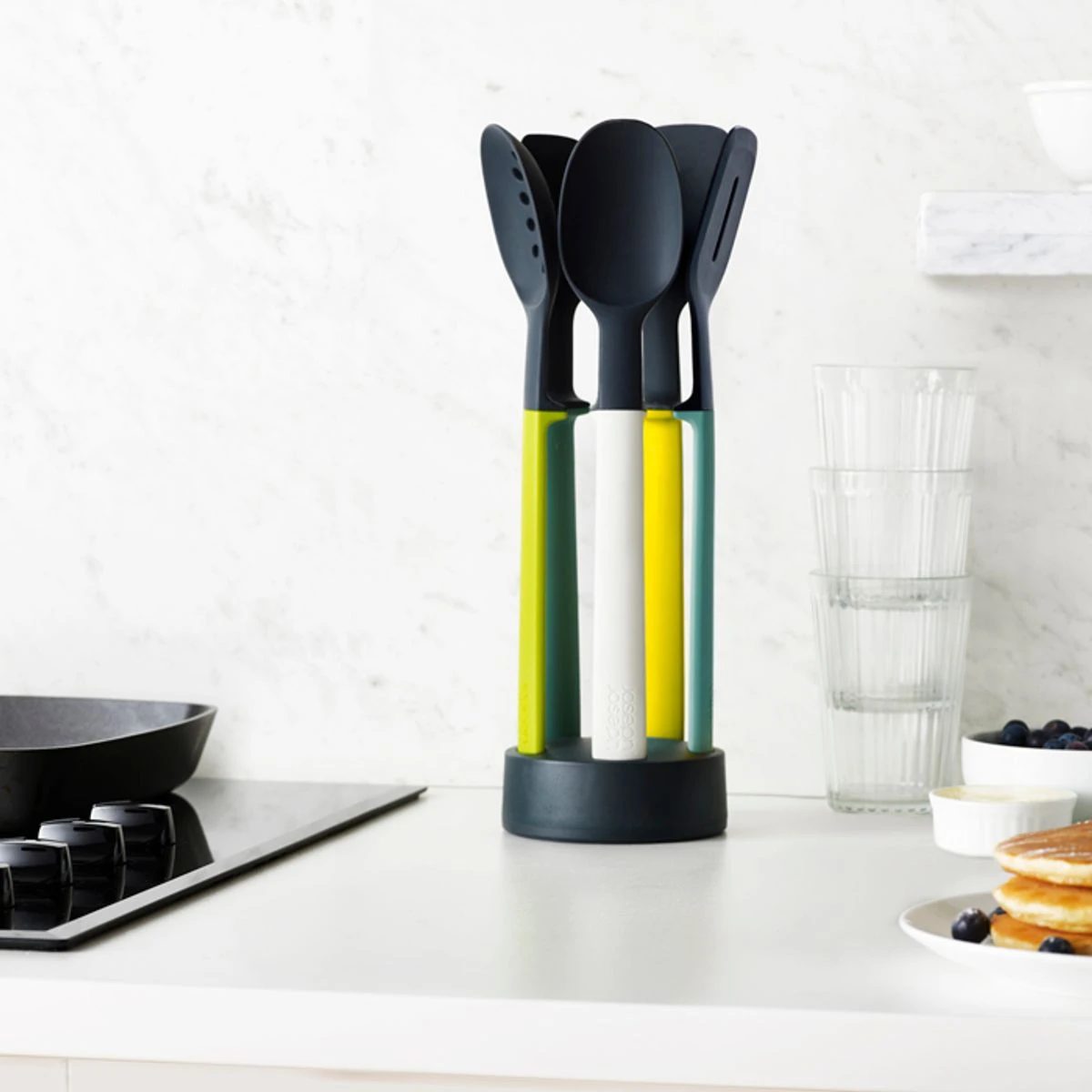 Elevate Set De 5 Ustensiles De Cuisine Et Leur Support De Rangement Joseph Joseph SC 1 Elevate Set De 5 Ustensiles De Cuisine Et Leur Support De Rangement Joseph Joseph SC