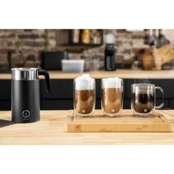 ENFINIGY Chocolatière Mousseur à Lait électrique ZWILLING Noir -Maison Cuisine Série enfinigy chocolatiere mousseur a lait electrique zwilling noir 10