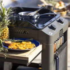 Ensemble Plancha Gaz Fonte Et Chariot Combo Fusion ENO 60 Gris Cargo Nouveau Modèle -Maison Cuisine Série ensemble plancha gaz fonte et chariot combo fusion eno 60 gris cargo nouveau modele 7