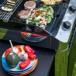 Ensemble Plancha Gaz Fonte Et Chariot Combo Fusion ENO 60 Inox Nouveau Modèle -Maison Cuisine Série ensemble plancha gaz fonte et chariot combo fusion eno 60 inox nouveau modele 7