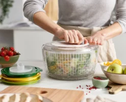 Essoreuse Râpe Spirale Tranche Multi-Prep Ensemble Préparation Salade Joseph Joseph SC -Maison Cuisine Série essoreuse rape spirale tranche multi prep ensemble preparation salade joseph joseph sc 4