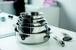 EVOLUTION Série 3 Casseroles 16/18/20 + Poignée Amovible BEKA SC -Maison Cuisine Série evolution serie 3 casseroles 16 18 20 poignee amovible beka sc 3