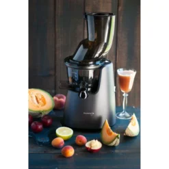 Extracteur De Jus électrique Par Pression à Froid KUVINGS D9900 Gris Mat + Gourde Sous Vide PIKA -Maison Cuisine Série extracteur de jus electrique par pression a froid kuvings d9900 gris mat gourde sous vide pika 10