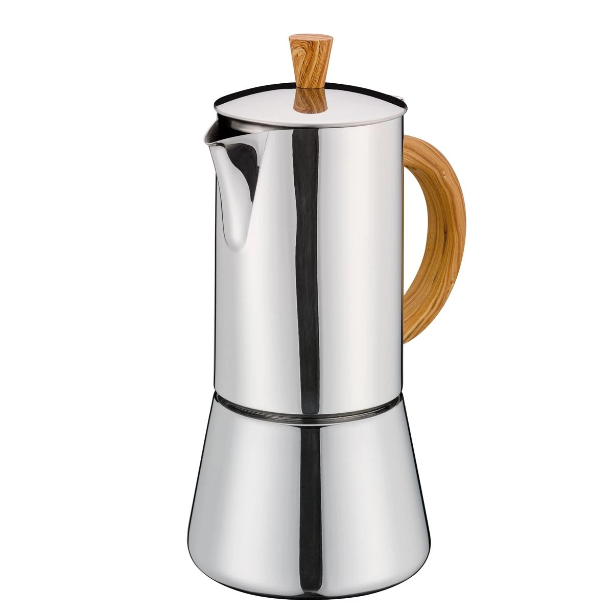 FIGARO Cafetière Italienne En Inox Induction 6 Tasses Cilio 1 FIGARO Cafetière Italienne En Inox Induction 6 Tasses Cilio