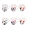 FLOR Coffret Tasse Thé Café En Porcelaine 23 Cl TABLE PASSION - Les 6