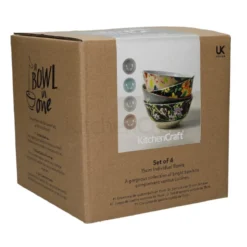 Kitchen Craft FLORAL Bol Coupelle En Porcelaine KitchenCraft - Les 4 -Maison Cuisine Série floral bol coupelle en porcelaine kitchencraft les 4 4