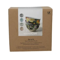 Kitchen Craft FLORAL Bol Coupelle En Porcelaine KitchenCraft - Les 4 -Maison Cuisine Série floral bol coupelle en porcelaine kitchencraft les 4 5