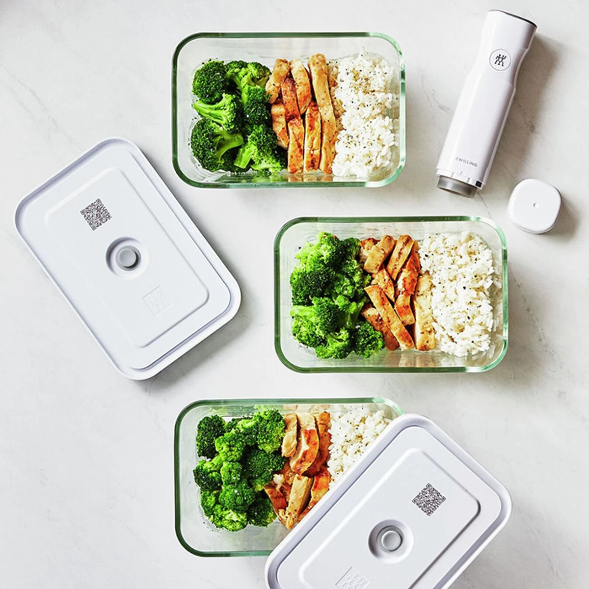 FRESH & SAVE Boite En Verre Sous-vide ZWILLING Taille M 0.9 L 7 FRESH & SAVE Boite En Verre Sous-vide ZWILLING Taille M 0.9 L – Image 7