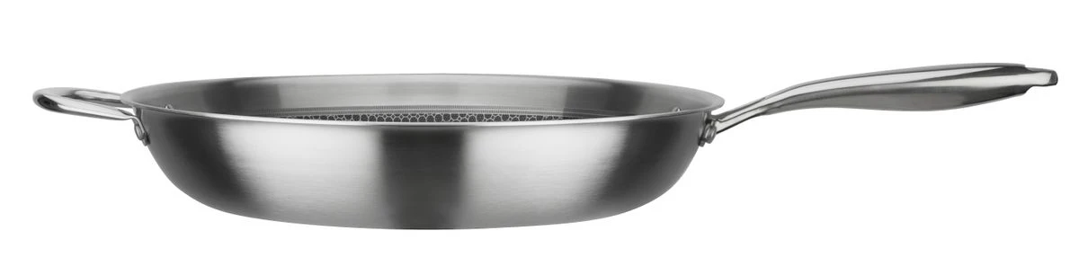 Gastro Inoxxa Black GSW Poêle Inox Tri-plis + Revêtement Maillage Acier Antiadhésif D36 2 Gastro Inoxxa Black GSW Poêle Inox Tri-plis + Revêtement Maillage Acier Antiadhésif D36 – Image 2