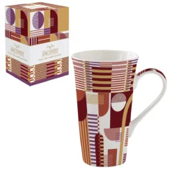 EASY LIFE GEOMETRIC ART Coffret Mega Mug 60 Cl Porcelaine EASYLIFE