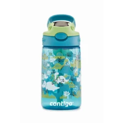 GIZMO Flip Gourde Enfant Avec Paille Contigo BLEU Dinosaure 420 Ml -Maison Cuisine Série gizmo flip gourde enfant avec paille contigo bleu dinosaure 420 ml 2