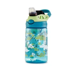 GIZMO Flip Gourde Enfant Avec Paille Contigo BLEU Dinosaure 420 Ml