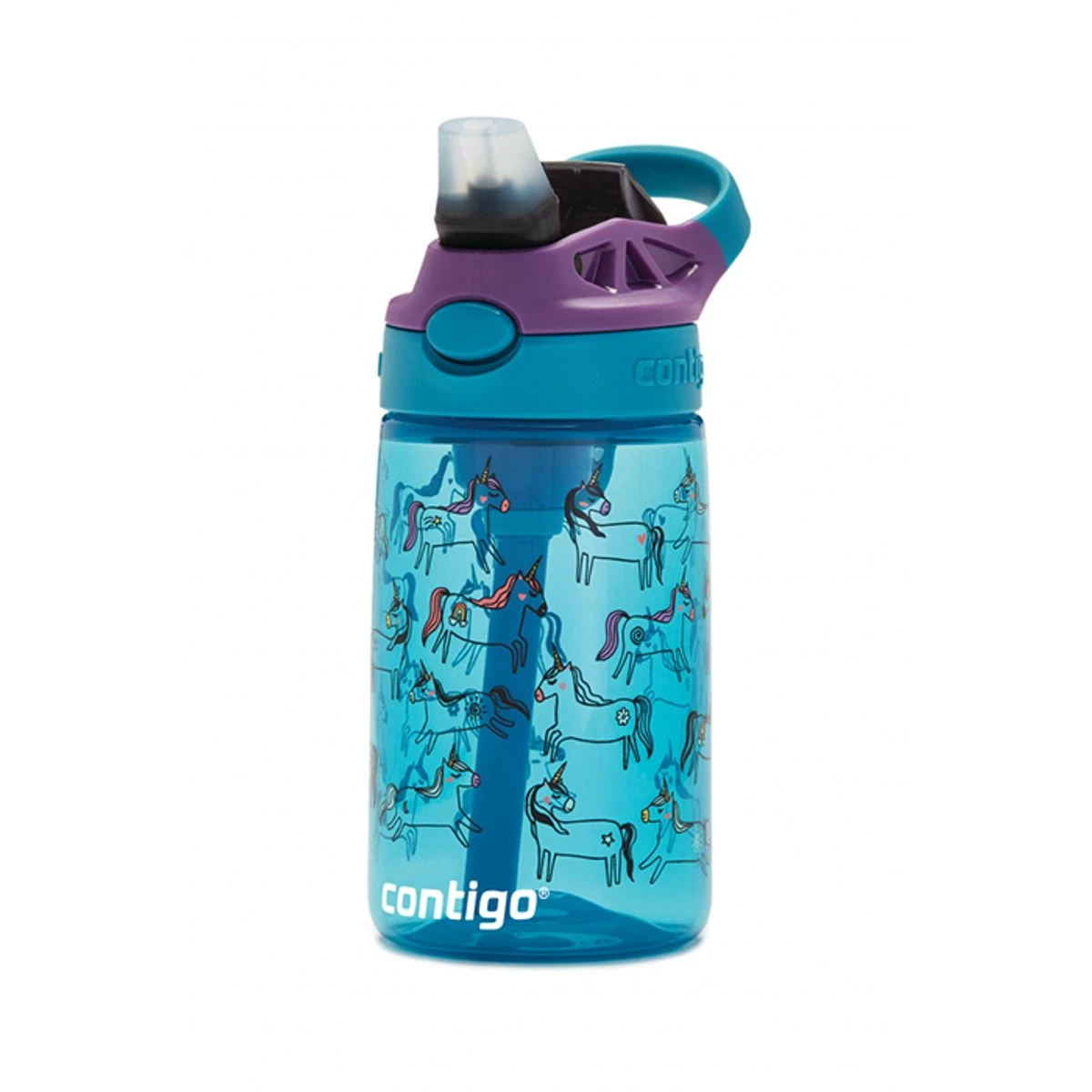 GIZMO Flip Gourde Enfant Avec Paille Contigo BLEU Licorne 420 Ml 4 GIZMO Flip Gourde Enfant Avec Paille Contigo BLEU Licorne 420 Ml – Image 4