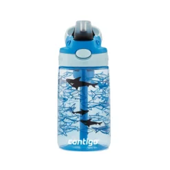 GIZMO Flip Gourde Enfant Avec Paille Contigo Bleu Requins 420 Ml -Maison Cuisine Série gizmo flip gourde enfant avec paille contigo bleu requins 420 ml 4