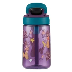 GIZMO Flip Gourde Enfant Avec Paille Contigo Violet Sirènes 420 Ml -Maison Cuisine Série gizmo flip gourde enfant avec paille contigo violet sirenes 420 ml 2