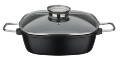 GOURMET Granit Cocotte Sauteuse Fonte Alu Revêtue Induction