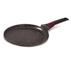 Granit PRO Crêpière Fonte Aluminium Aspect Pierre Manche Amovible Induction D28
