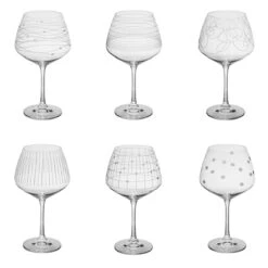 GRAPHIK Verre à Dégustation 58 Cl En Verre Gravé - Les 6