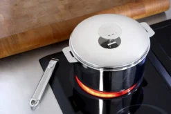 GRAPHITE Couvercle à Drageoir Inox Brillant Cristel 5 GRAPHITE Couvercle à Drageoir Inox Brillant Cristel -Maison Cuisine Série graphite couvercle a drageoir inox brillant cristel 2