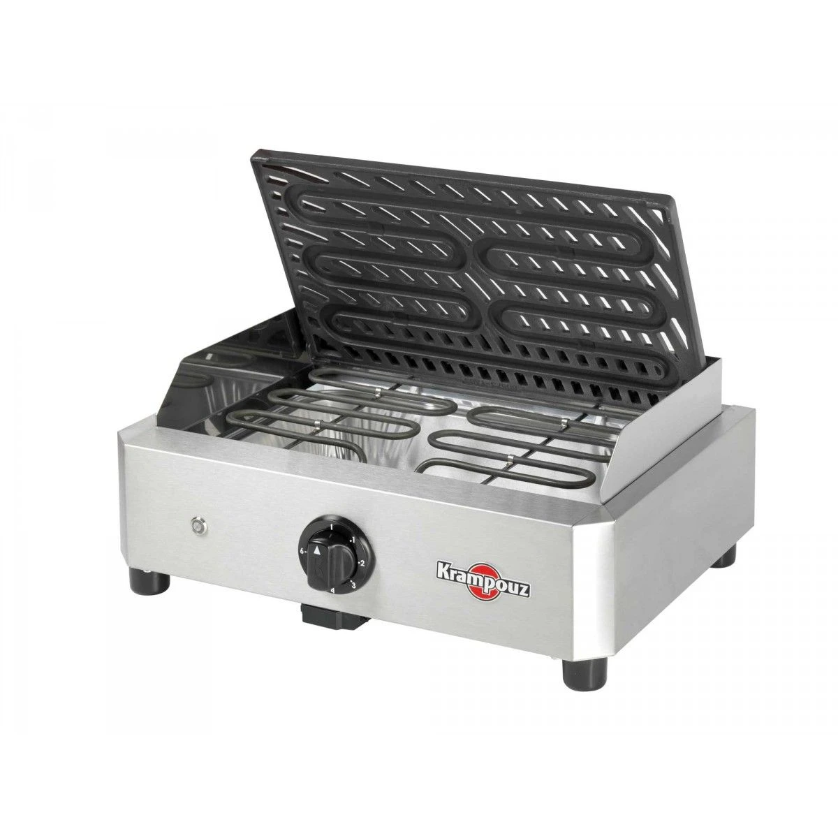 Gril Barbecue électrique Mythic 1700 W Plaque Fonte émaillée KRAMPOUZ 2 Gril Barbecue électrique Mythic 1700 W Plaque Fonte émaillée KRAMPOUZ – Image 2