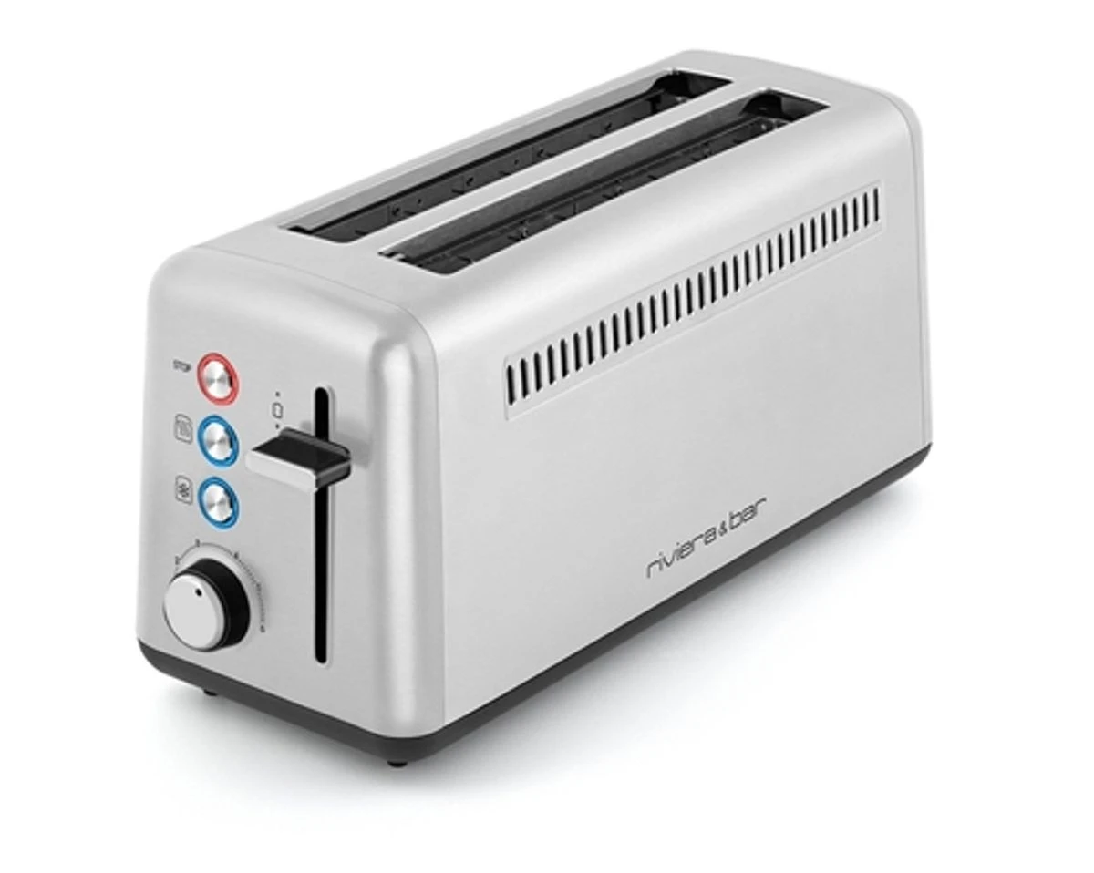 Grille Pain électique Toaster Inox 2 Fentes Extra-Longues Riviera&Bar Inox 1 Grille Pain électique Toaster Inox 2 Fentes Extra-Longues Riviera&Bar Inox