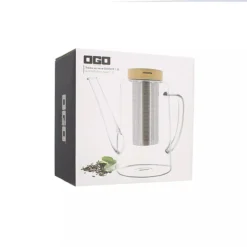 GUSTAVE Théière En Verre Borosilicate Bouchon Bois 1.2 L OGO 9 GUSTAVE Théière En Verre Borosilicate Bouchon Bois 1.2 L OGO -Maison Cuisine Série gustave theiere en verre borosilicate bouchon bois 1 2 l ogo 3