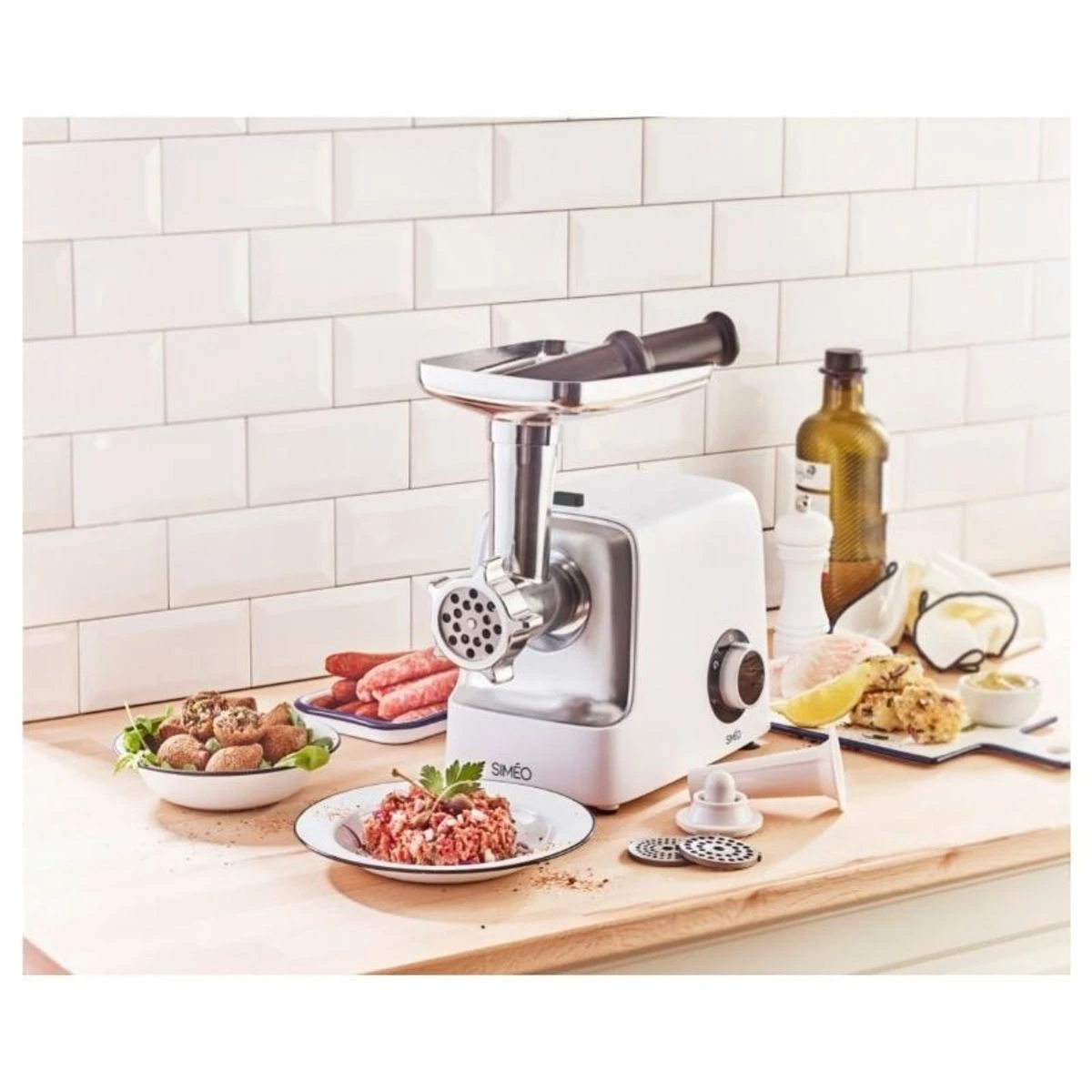 Hachoir à Viande électrique Compact SIMEO 2200 W 1 Hachoir à Viande électrique Compact SIMEO 2200 W